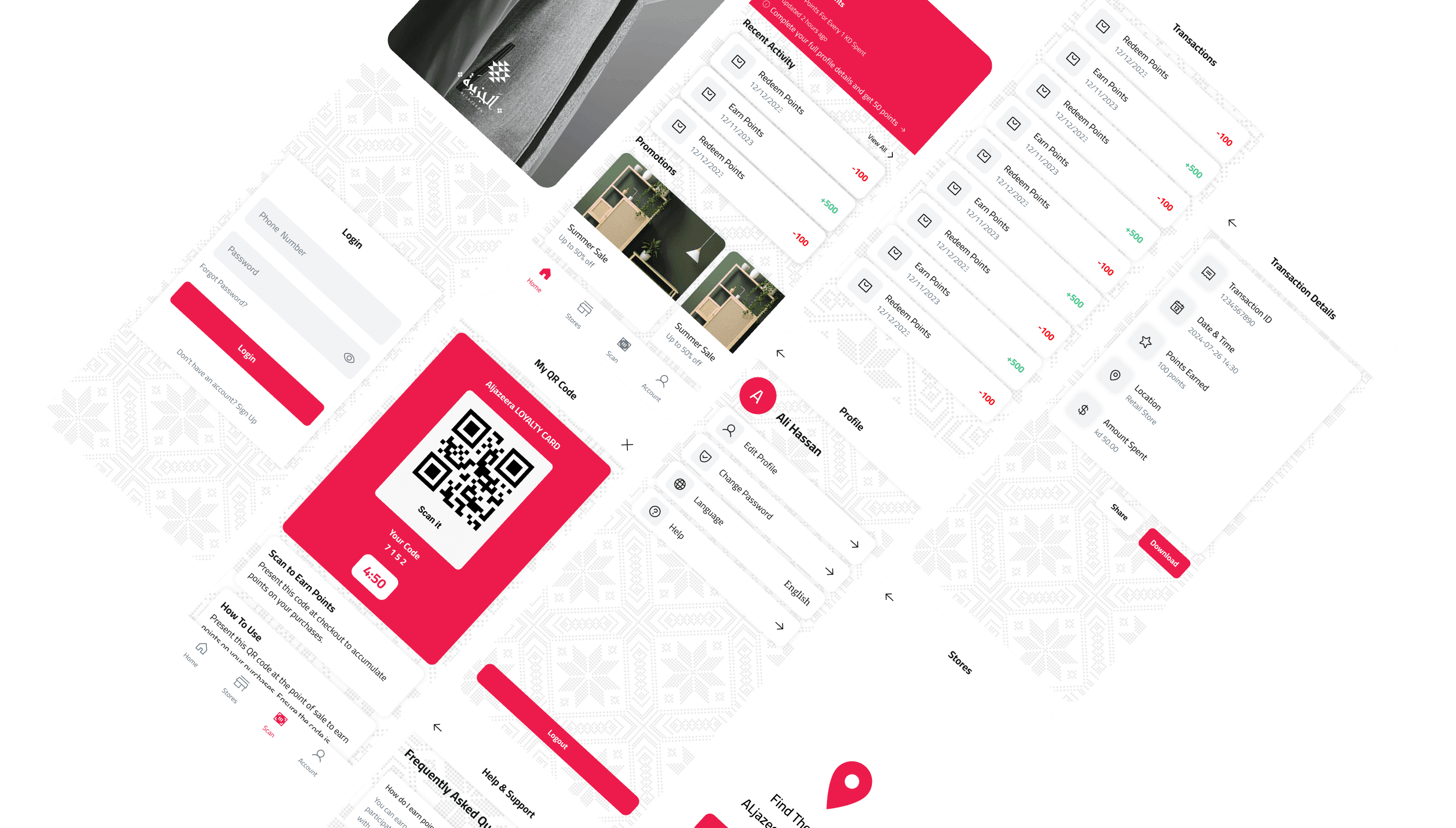 Screenshot of Aljazeera Loyalty Program